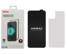 Защитное стекло совместимо с iPhone 11 + пленка назад 3D ANMAC черный